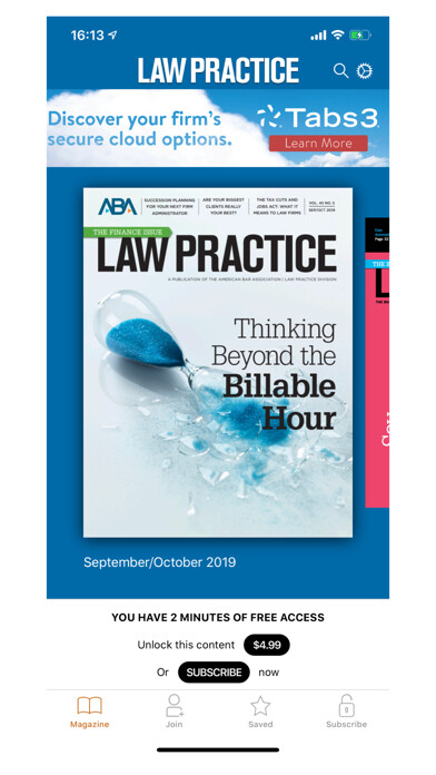 Emulate iPhone app Law Practice Magazine using MyAndroid Emulate iPhone app Law Practice Magazine using MyAndroid