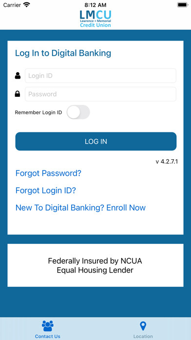Emulate iPhone app Lawrence Memorial Credit Union using MyAndroid Emulate iPhone app Lawrence Memorial Credit Union using MyAndroid