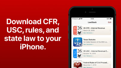 Emulate iPhone app LawStack: CFR,USC,Statutes,Law using MyAndroid Emulate iPhone app LawStack: CFR,USC,Statutes,Law using MyAndroid