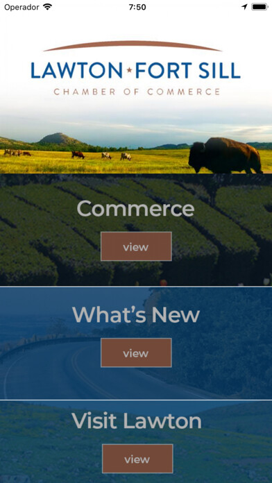 Emulate iPhone app Lawton-Fort Sill Chamber using MyAndroid
