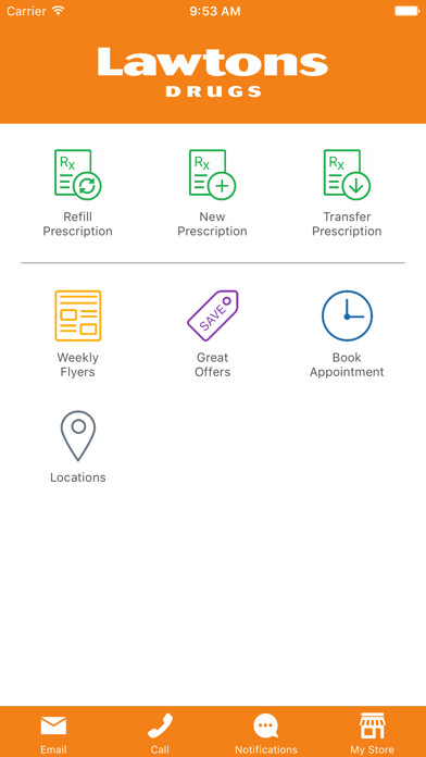 Emulate iPhone app Lawtons Drugs using MyAndroid Emulate iPhone app Lawtons Drugs using MyAndroid