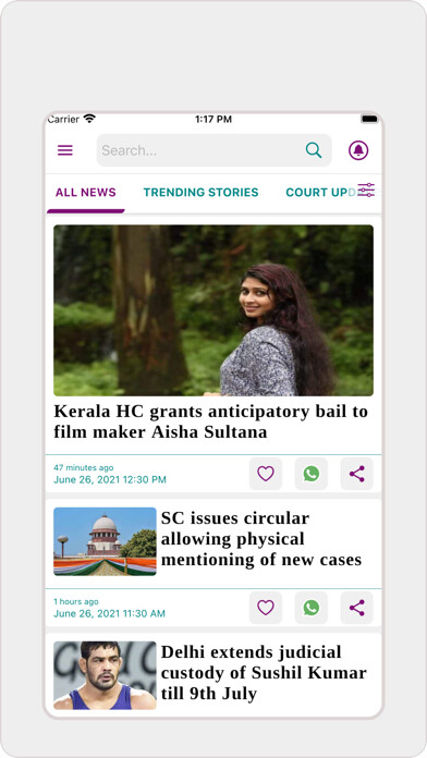 Emulate iPhone app Law Trend using MyAndroid Emulate iPhone app Law Trend using MyAndroid
