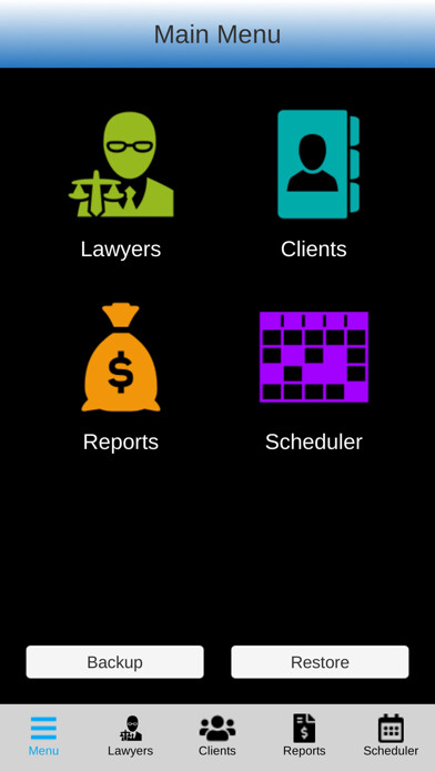 Emulate iPhone app Lawyers Software using MyAndroid
