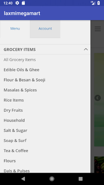Run android online APK Laxmi Mega Mart from MyAndroid or emulate Laxmi Mega Mart using MyAndroid