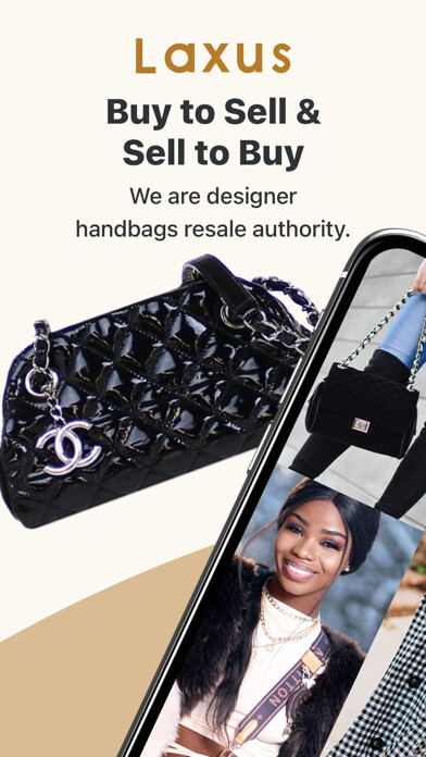 Emulate iPhone app Laxus: Shop Used Designer Bags using MyAndroid