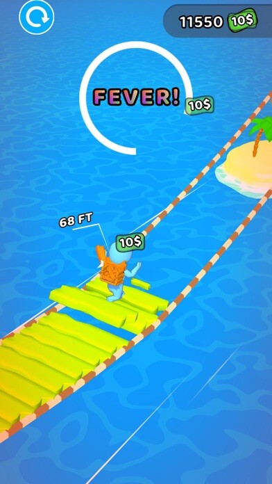 Emulate iPhone app Lay the Bridge using MyAndroid