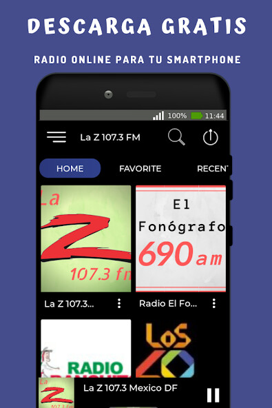 Run android online APK La Z 107.3  México  DF Radio from MyAndroid or emulate La Z 107.3  México  DF Radio using MyAndroid