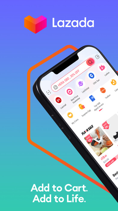 Emulate iPhone app Lazada - Online Shopping App! using MyAndroid