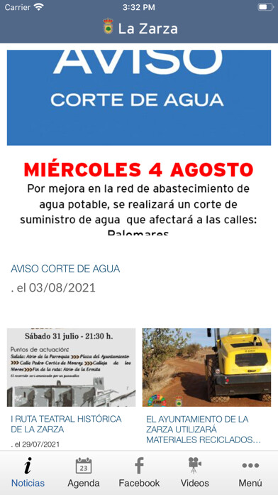 Emulate iPhone app La Zarza using MyAndroid Emulate iPhone app La Zarza using MyAndroid