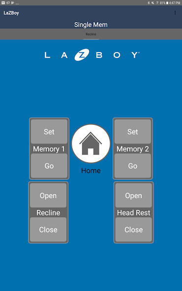 Emulate iPhone app La-Z-Boy AUS/NZ using MyAndroid Emulate iPhone app La-Z-Boy AUS/NZ using MyAndroid
