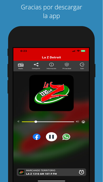 Emulate iPhone app LA Z Detroit using MyAndroid