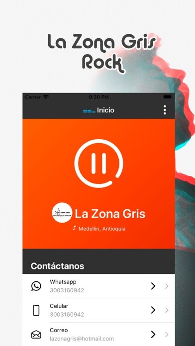 Emulate iPhone app La Zona Gris Rock using MyAndroid Emulate iPhone app La Zona Gris Rock using MyAndroid