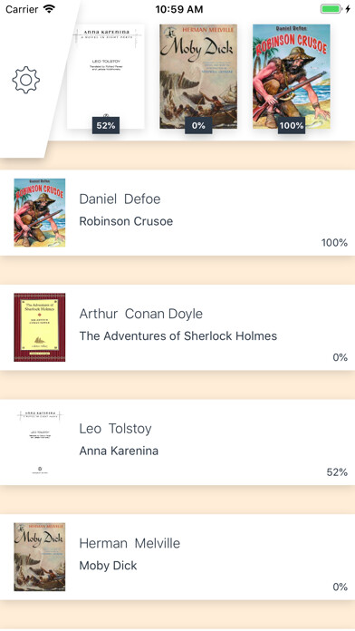 Emulate iPhone app Lazy FB2 Reader using MyAndroid Emulate iPhone app Lazy FB2 Reader using MyAndroid