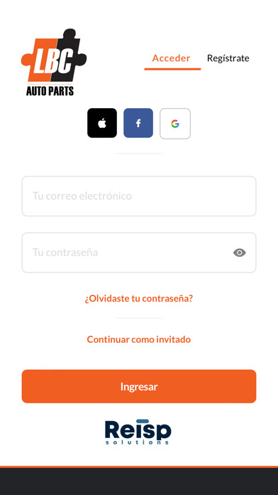 Emulate iPhone app LBC Auto Parts using MyAndroid Emulate iPhone app LBC Auto Parts using MyAndroid