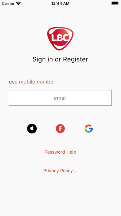 Emulate iPhone app LBC Connect using MyAndroid