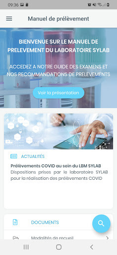 Run android online APK LBM SYLAB - Catalogue des examens from MyAndroid or emulate LBM SYLAB - Catalogue des examens using MyAndroid