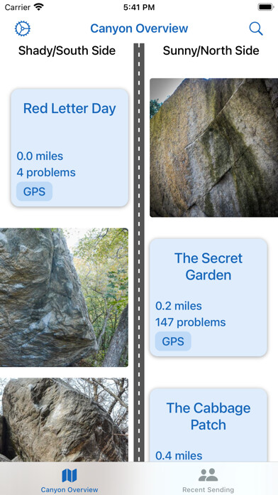 Emulate iPhone app LCC Bouldering Guidebook using MyAndroid Emulate iPhone app LCC Bouldering Guidebook using MyAndroid