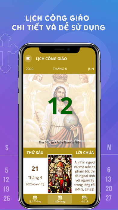 Emulate iPhone app Lịch Công Giáo - Giờ lễ using MyAndroid Emulate iPhone app Lịch Công Giáo - Giờ lễ using MyAndroid