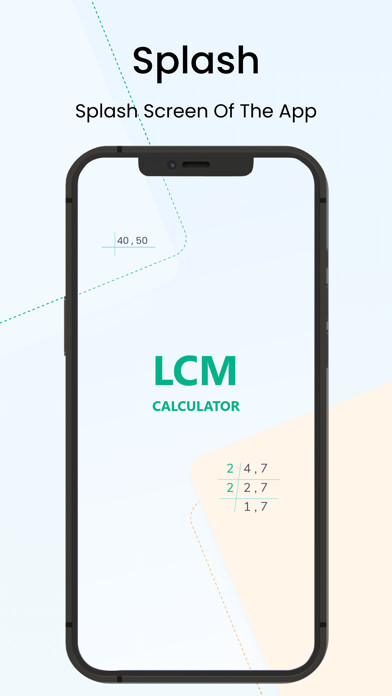 Emulate iPhone app LCM and GCF Calculator using MyAndroid