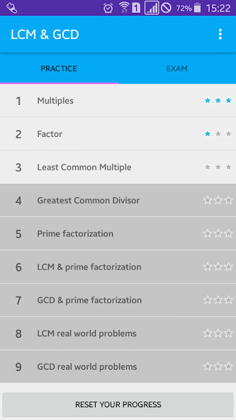 Run android online APK LCM  GCF (GCD) Quiz from MyAndroid or emulate LCM  GCF (GCD) Quiz using MyAndroid