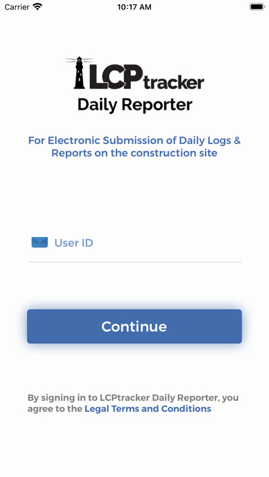 Emulate iPhone app LCPtracker Daily Reporter using MyAndroid