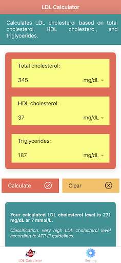 Run android online APK LDL Cholesterol Calculator - Cholesterol Tracker from MyAndroid or emulate LDL Cholesterol Calculator - Cholesterol Tracker using MyAndroid Run android online APK LDL Cholesterol Calculator - Cholesterol Tracker from MyAndroid or emulate LDL Cholesterol Calculator - Cholesterol Tracker using MyAndroid
