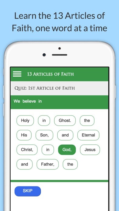 Emulate Android APK LDS Articles of Faith