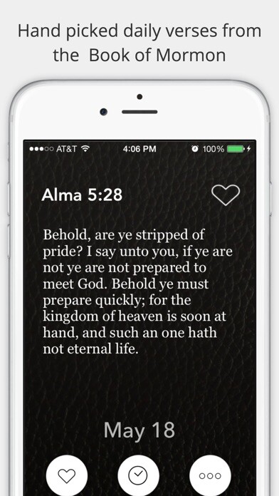 Emulate iPhone app LDS Daily Scriptures - Inspirations from the book of mormon, spiritual bread using MyAndroid Emulate iPhone app LDS Daily Scriptures - Inspirations from the book of mormon, spiritual bread using MyAndroid