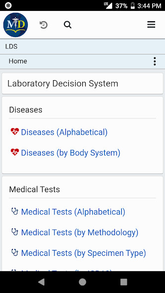 Run android online APK LDS Laboratory Decision System from MyAndroid or emulate LDS Laboratory Decision System using MyAndroid