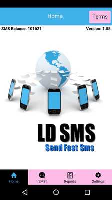 Emulate Android APK LDSMS - Logdest