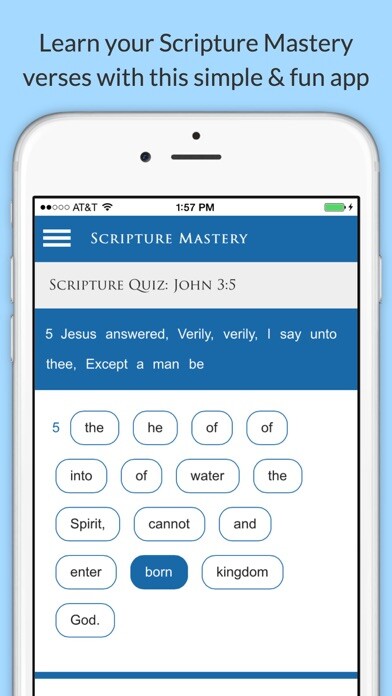 Emulate iPhone app LDS Scripture Mastery Pro using MyAndroid