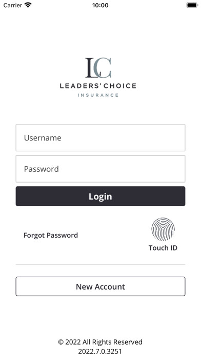 Emulate iPhone app Leaders Choice Ins Services using MyAndroid