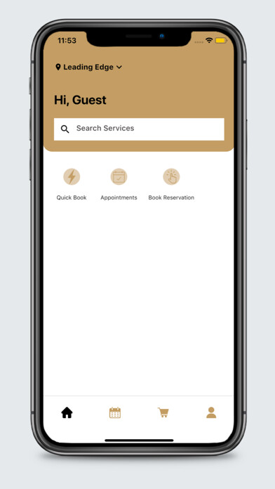 Emulate iPhone app Leading Edge Salon using MyAndroid