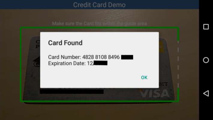 Emulate Android APK LEADTOOLS Credit Card App Emulate Android APK LEADTOOLS Credit Card App