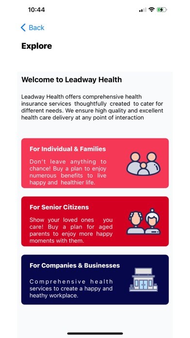 Emulate iPhone app Leadway Health using MyAndroid
