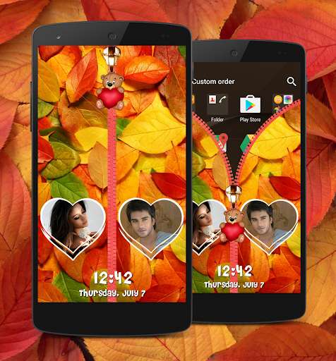 Emulate Android APK Leaf Zipper Lock Screen