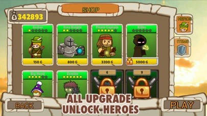 Emulate iPhone app League Heroes-Full Vesion using MyAndroid