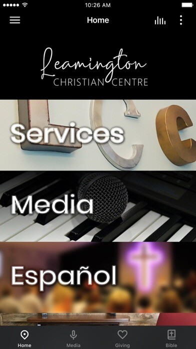 Emulate iPhone app Leamington Christian Centre using MyAndroid Emulate iPhone app Leamington Christian Centre using MyAndroid