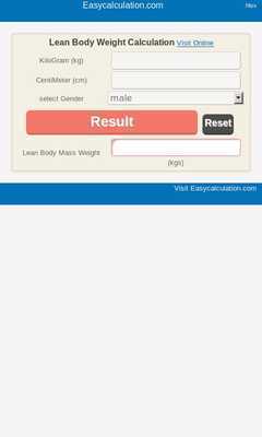 Emulate Android APK Lean Body Weight