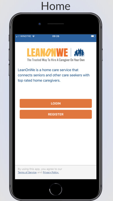 Emulate iPhone app LeanOnWe Home Care using MyAndroid Emulate iPhone app LeanOnWe Home Care using MyAndroid