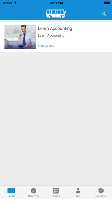 Emulate iPhone app Learn Accounting by GLB using MyAndroid
