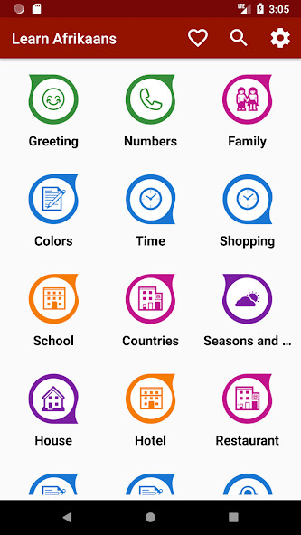 Run android online APK Learn Afrikaans Offline For Go from MyAndroid or emulate Learn Afrikaans Offline For Go using MyAndroid