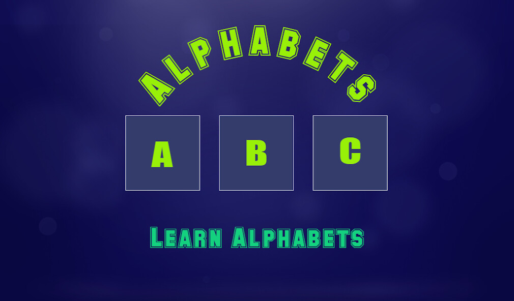 Run android online APK Learn Alphabet for Kids from MyAndroid or emulate Learn Alphabet for Kids using MyAndroid