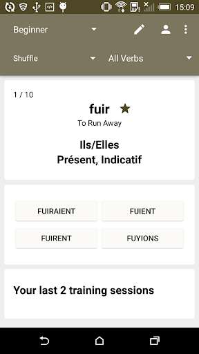 Emulate Android APK Learn And Master French Verbs Conjugation Emulate Android APK Learn And Master French Verbs Conjugation