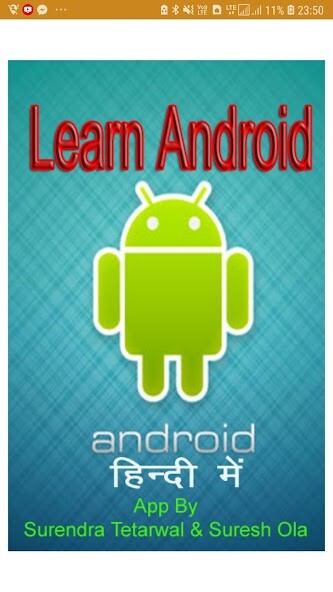 Run android online APK Learn Android in Hindi from MyAndroid or emulate Learn Android in Hindi using MyAndroid