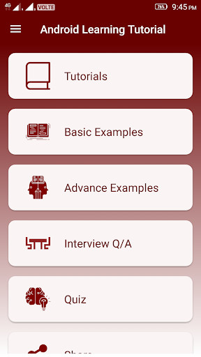 Run android online APK Learn Android Tutorial - Android App Development from MyAndroid or emulate Learn Android Tutorial - Android App Development using MyAndroid