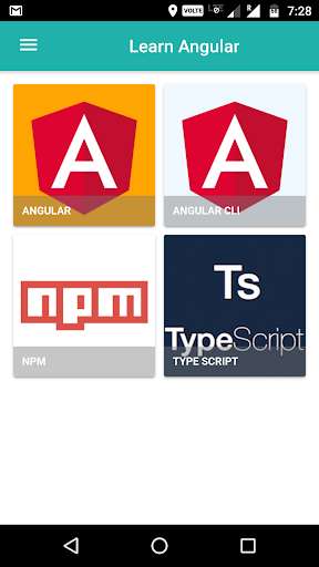 Emulate Android APK Learn Angular : A Tutorial App