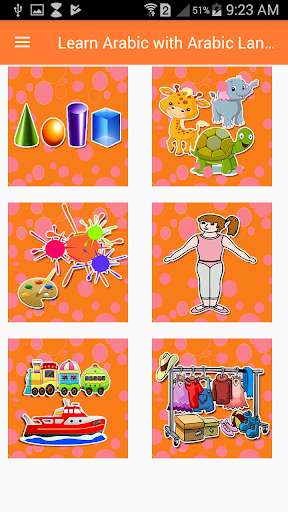 Run android online APK Learn Arabic with Arabic Language Flash Cards from MyAndroid or emulate Learn Arabic with Arabic Language Flash Cards using MyAndroid