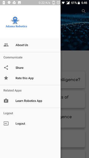 Run android online APK Learn Artificial Intelligence - Adama Robotics from MyAndroid or emulate Learn Artificial Intelligence - Adama Robotics using MyAndroid