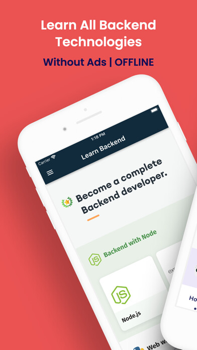 Emulate iPhone app Learn Backend Web Development using MyAndroid